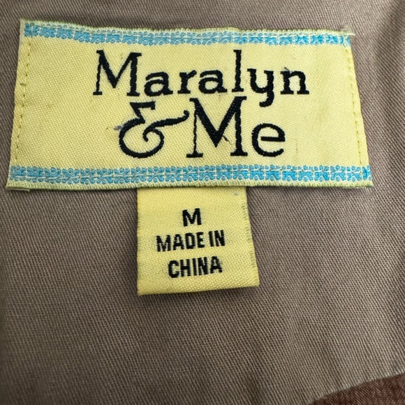 Maralyn & Me Tan Utility Anorak Jacket Women’s Medium | Lightweight - Picture 5 of 8